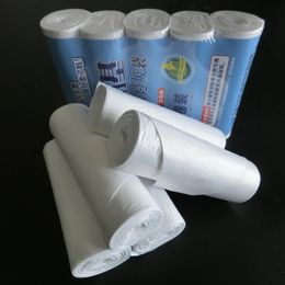 100 pièces/ensemble sacs poubelles biodégradables transparents jetables cuisine nettoyage des toilettes Protection de l'environnement sacs à ordures en plastique 240129