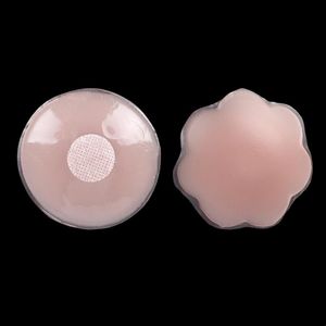 100 Pcs Sexy Silicone Nipple Covers Patch Soutien-Gorge Pads Femmes Sein Pétales Amovible Réutilisable Invisible Fleur Rond Coeur Forme Women2705