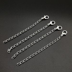 100 stuks verzilverde ketting ketting extender karabijn mode handelen de rol ofing is geproefd ketting armband link chain246h