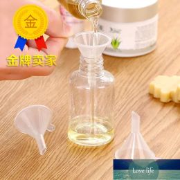100 Uds. Mini embudos pequeños de plástico Simple para Perfume líquido aceite esencial llenado botella vacía herramienta de embalaje envío gratis