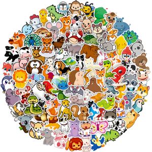 100 PCS Skateboard Autocollants divers animaux de bande dessinée Pour Voiture Bébé Scrapbooking Crayon Cas Journal Téléphone Ordinateur Portable Planificateur Décoration Livre Album Enfants Jouets DIY Stickers