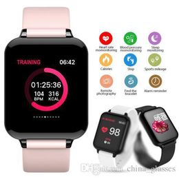 Smart Watch 2021 Nieuwe Smart Horloges Waterdichte Sport Voor Iphone Phone SmartWatch Hartslag Monitor Bloeddrukfuncties voor vrouwen Mannen