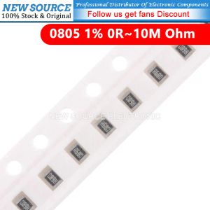 100PCS RESISTRATION SMD 1% 0805 0R ~ 10M 1 / 8W 0 0,1 1 10 47 R 220 330 OHM 1K 2,2K 4.7K 10K 100K 1R 10R 100R 150R 220R 330R 1M