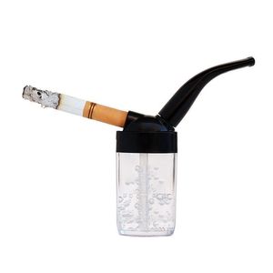 100PCS Smoking Pipes Health Filter Water Bong Mini Model Portable Water Pipe Coarse And Fine Dual-Use Filter Male Gift JY101