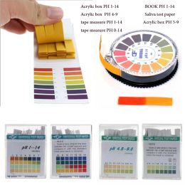 100-stks strips pH-teststrips pH-meter pH-controller 1-14ST indicator litmus tester Papier bodemstingkit speeksel testgereedschappen strips