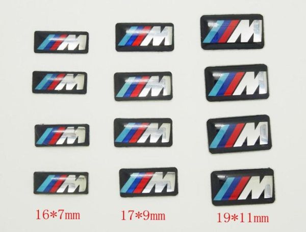 100pcs Tec Sport Wheel Badge 3D Emblem Sticker Decs Secals Logo pour BMW M Series M1 M3 M5 M6 X1 X3 X5 X6 E34 E36 E6 STOCLATION DE CORTION CAR9941634