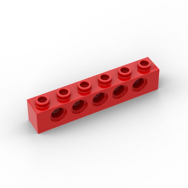 100pcs Technology 3894 Brick 1x6 avec trou d'épaisseur de briques Blocs de construction accessoires compatibles pièces mécaniques science