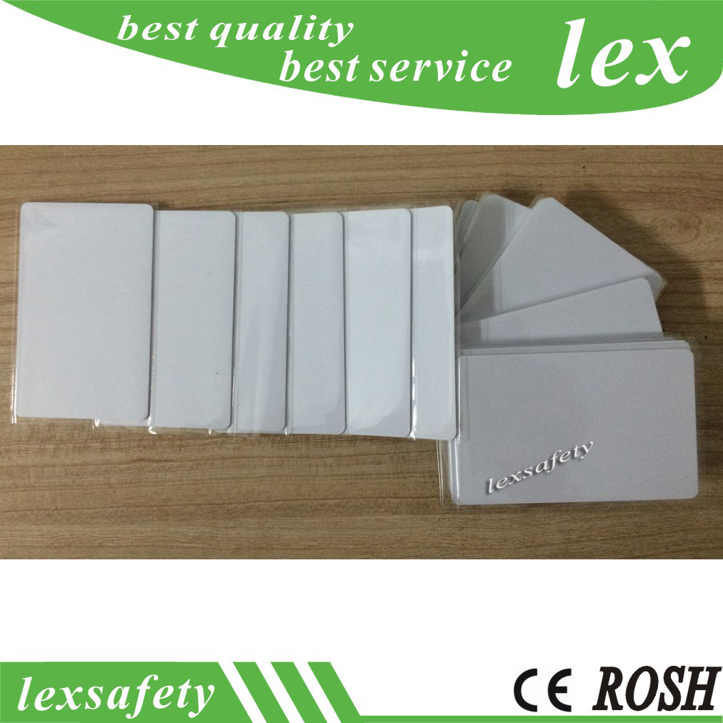 100pcs UID IC Card 1K S50 MF1 RFID 13.56MHz Blocco controllo accessi Settore 0 Carte IC scrivibili Modificabile Smart UID Clone Card