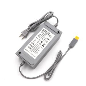 100 Uds. Reemplazo de fuente de alimentación del adaptador de CA del enchufe de EE. UU./UE para accesorio de juego de consola Nintendo WiiU