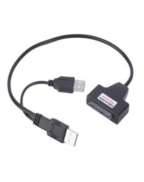 100 stcs USB naar SATA -adapterkabel USB 20 tot 25 inch HDD HARD DISK VOOR Desktop Laptop PC HDD1581428