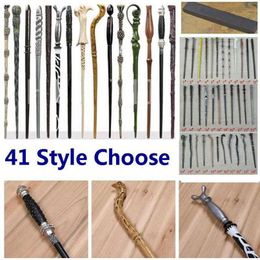 100 stks Vintage Magic Wand 42 Stijlen Magical Wands Party Gunst met Gift Box Xmas Halloween Cosplay Geschenken