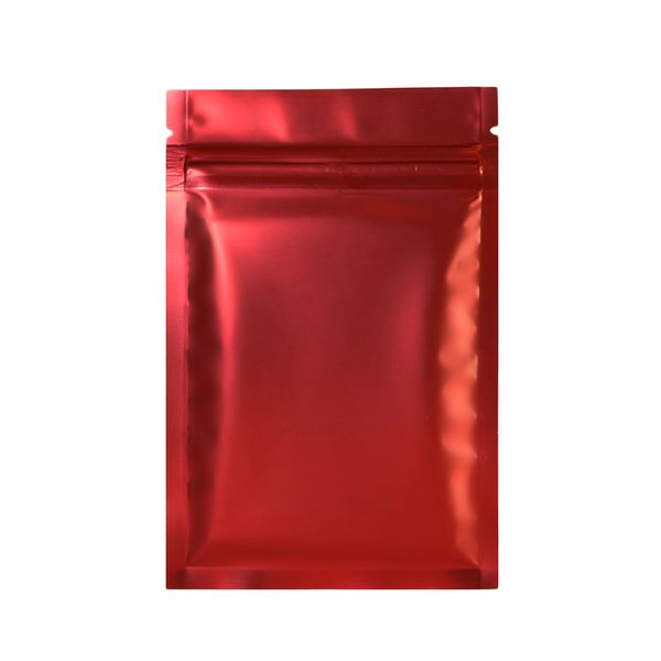 100 Uds. Venta al por mayor 8,5x13cm (3,25x5 pulgadas) bolsas Ziplock con sellado térmico negro mate/verde/oro bolsas Mylar de papel de aluminio