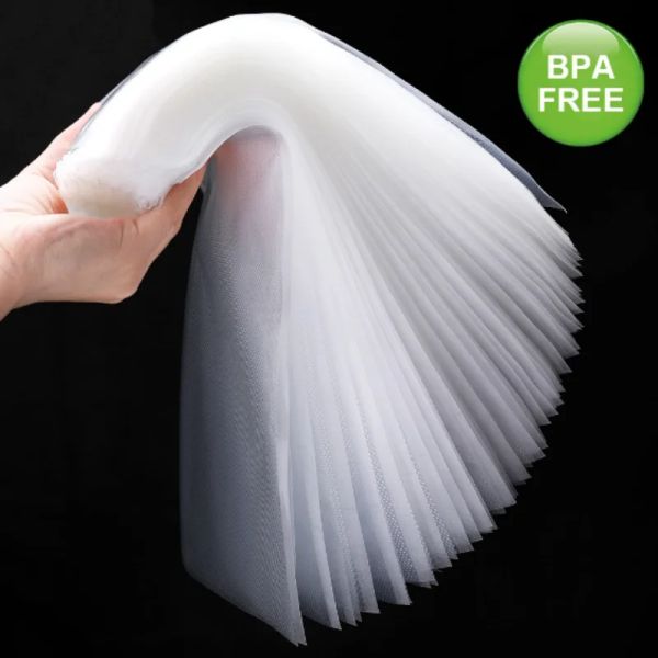 100pcs Sacs d'aspirateur de cuisine en gros de prix pour la machine d'emballage d'emballage d'emballage alimentaire Sac de rangement alimentaire BPA accessoires de cuisine sans BPA