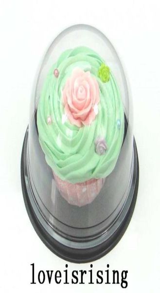 100pcs50sets en plastique clair cupcake dôme bac à gâteau de faveur des boîtes de mariage de mariage coffin box Muffin Box81450006548694