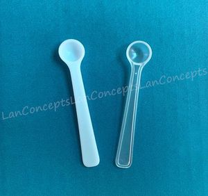 100pcslot 03 ml minuscule scoop de mesure en plastique 015 GRAM MEAVER COUPONS 150MG Micro Spoon 015g Scoops 9725889