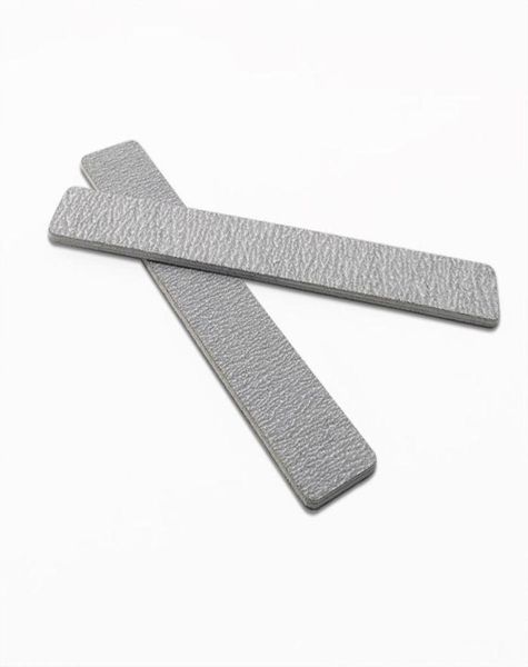 Tampon de fichiers à ongles 100PCSLOT 100180 pour Nail Art Rectangular Grey Sandpaper Emery Board Manucure Tools8875283