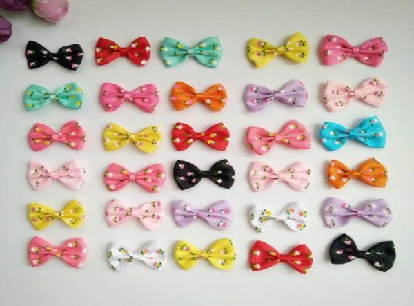 100pcslot de 14 pulgadas Flower Flower Bows Clips Barrettes Pins para el cabello para niñas adolescentes niños pequeños Kids40215417547262