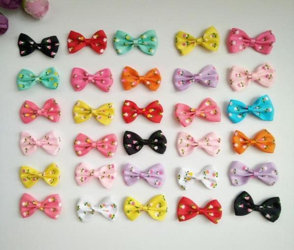 100pcslot de 14 pulgadas Flower Bows Clips Barrettes Barrettes Cabello para bebés adolescentes para niños niños 40215416276802