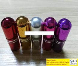 100pcslot 3ml Mini Glass Perfume Rollon Botellas Rodillo Recargable Botella de Aceite Esencial Frascos de Perfume de Viaje