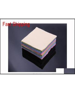100pcslot 4 couleurs 13x13cm Microfiber Cleancloth Seyses de nettoyage de tissu de tissu lentille personnalisée