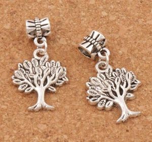 100pcslot Antique Argent 319x168mm Arbre de Vie Grand Trou Perles Charmes Pendentifs DIY Idéal Pour Bracelets Colliers Bijoux Accessoires 8266260437