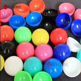 100 pcslot Diameter 45 mm kleurrijke gemengde kleur lege plastic pp speelgoedcapsules verrassingsballen container eierschaal automaat 240422
