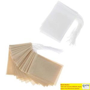 100 pcslot filtertassen koffie thee gereedschap natuurlijk ongebleekt papier houten pulpmateriaal voor losse bladthee