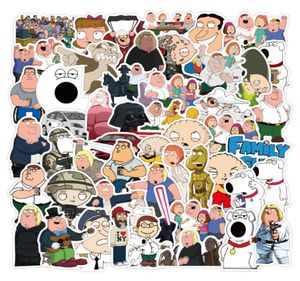 100pcslot grappige familie -tv -serie komische cartoon Peter Griffin -stickers graffiti -stickers voor DIY bagage laptop skateboard6677552