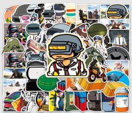 100 StuksLot Game PUBG Sticker PLAYERUNKNOWN039S BATTLEGROUNDS Stickers voor Snowboard Laptop Bagage Auto Koelkast DIY Styling Thuis 3688324