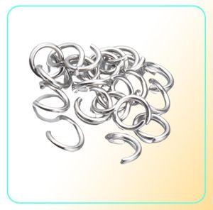 100pcslot Gold Silver roestvrij staal Open Jump Rings direct 4568mm Split ringen Connectoren voor DIY Ewelry bevindingen3001354