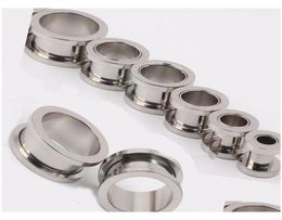 100 pcSlot Mix 210 mm goedkope sieraden zonder stalen schroef oorstekker Vlees Tunnel Piercing Body sieraden 9mgx08154455