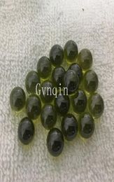 100 pcslot perles de zircone cubique vert péridot lisse sans trou Machine coupée perles rondes en vrac pierres 1350659