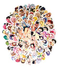 100 pcslot sexy anime meisjes stickers waterdichte sticker voor laptop skateboard notebook bagage water fles auto stickers kind speelgoed gi530264444