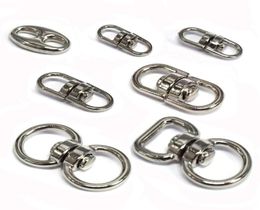 100pcslot Silver Metal Swivel Hook Clasp CLAP CLAY CLAINS Connecteurs Connecteurs pour le sac à main Paracord Paracord Parts3032382