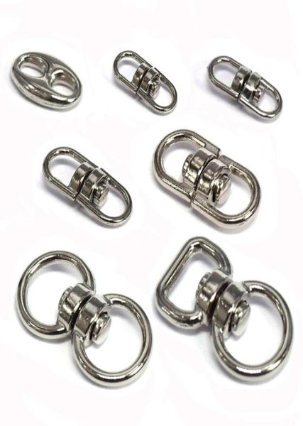 100pcslot Silver Metal Swivel Hook Clasp CLAP CLAY CLAINS Connecteurs Connecteurs de Lanyards Paracord Sac à main Pièces 7942130