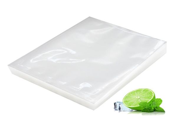 100pcslots à vide sac alimentaire scellant à vide sacs à vide pour aliments sous vide sacs d'emballage emballages sacs de rangement 3126556