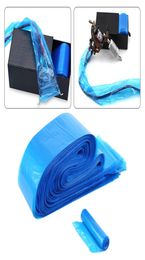 100PCSPACK Wegeldbare blauwe tattoo clip koordmouwen zakken deksels voor tattoo machine tattoo accessoire permanent2543478