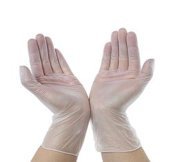 100pcspack gants transparents en PVC jetables gants de protection anti-poussière cuisine vaisselle gants de protection imperméables S M L X2066710