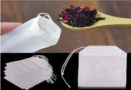 100pcspack thee filterzakken wegwerp los blad thee infuser safety en milieuvoedselgrade drawstring thee bags6220411