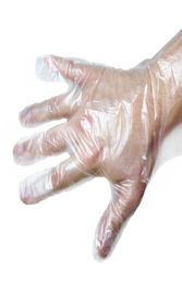 100pcSset gants en plastique alimentaires jetables pour le restaurant BBQ Gants de nourriture respectueuses de l'écofrie