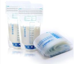 100 stuks 250 ml Melk Vriezer Zakken Moedermelk Babyvoeding Opslag Moedermelk Opbergtas BPA Gratis Baby veilig Voeden Zakken Voeden