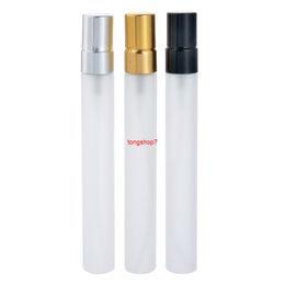 100 pièces/lot 10 ML Parfum glaçage vaporisateur de voyage pour parfum Portable avec Atomizador rellenable aluminium Pumpshipping