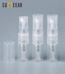100pieceslot 1 ml mini flacon pulvérisateur en verre de parfum rechargeable bouteilles vides contenants cosmétiques portable atomiseur de parfum échantillon 204061310