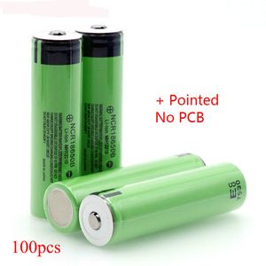 100 prix VariCore 18650 3.7 v 3400 mah batterie Rechargeable au Lithium NCR18650B avec piles pointues (sans PCB)
