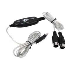 100setlot Nieuwe 2M USB INOUT MIDI Interface Kabel Converter PC naar Muziek Keyboard Cord Adapter6437631