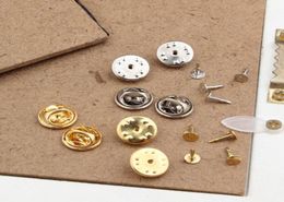 100sets Copper Metal Holder Brooch Pins Badge Brooch Base Base Porte pour les bijoux de bricolage Making5718719