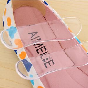 100 sets voetbehandeling zelfklevende schoen inlegzolen hiel pasta siliconen gel antislip pad voeten kussenbeschermer