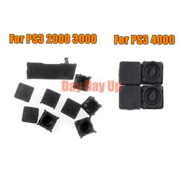 Couvre-pieds du trou à vis 100sets Ensemble de couvercles de vis à baisse en plastique en plastique à l'épreuve de poussière pour la console PS3 Slim 2000/3000 4000