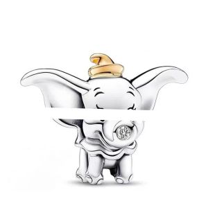 100e anniversaire Bracelet de souris Bracelet Disness Duck Pig Elephant Gold Pendant Diy Fit Pandoras Designer Bracelet Collier pour femmes Designer Bijoux avec boîte
