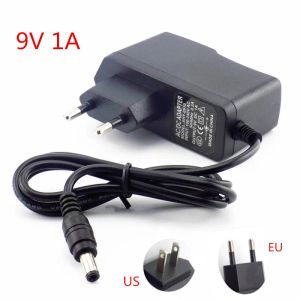 100V 240V AC tot DC -adapter 9V 1A 2A 2000MA 1000MA 5,5 mmx2,5 mm Connector Supply Charger Power Adapter EU US voor tv -boxrouter